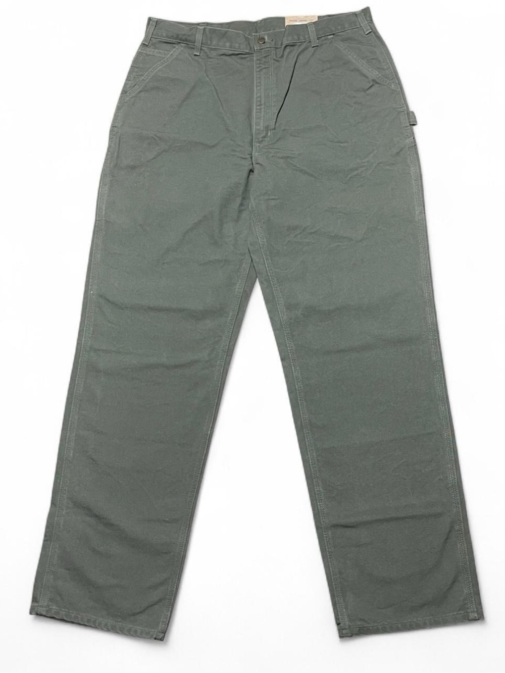 Carhartt B11 MOS Washed Duck Work Dungaree Moss Green Loose Original Fit 40x36